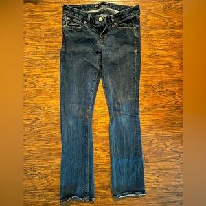 Express “Stella” Barely Boot low rise jeans, Sz: 4R